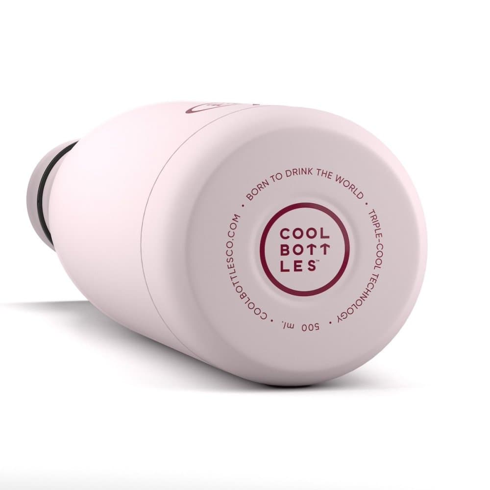 Nerezová termolahev COOL BOTTLES Pastel Pink třívrstvá 750 ml - náhled 3