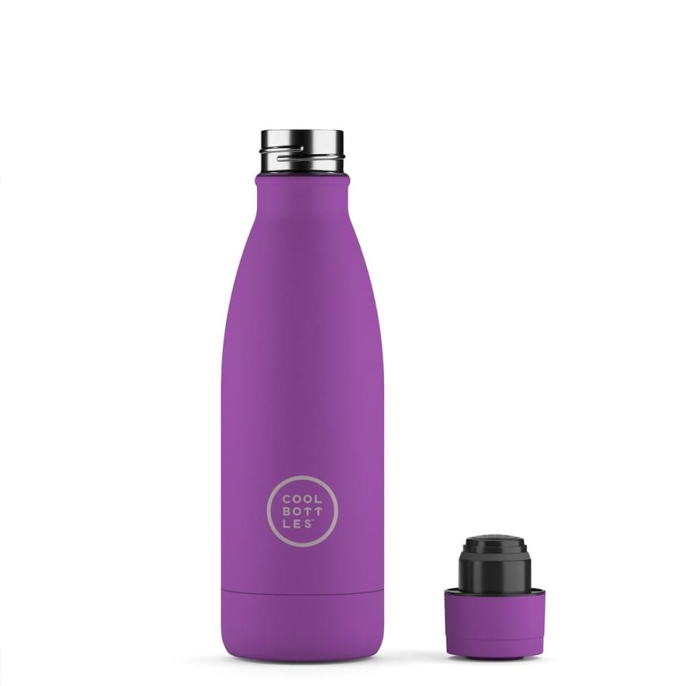 Nerezová termolahev COOL BOTTLES Vivid Violet třívrstvá 350 ml - náhled 2