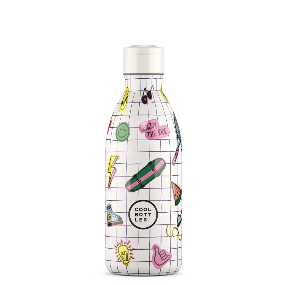 Dětská nerezová termolahev COOL BOTTLES Candy Land třívrstvá 350ml 3D - náhled 2