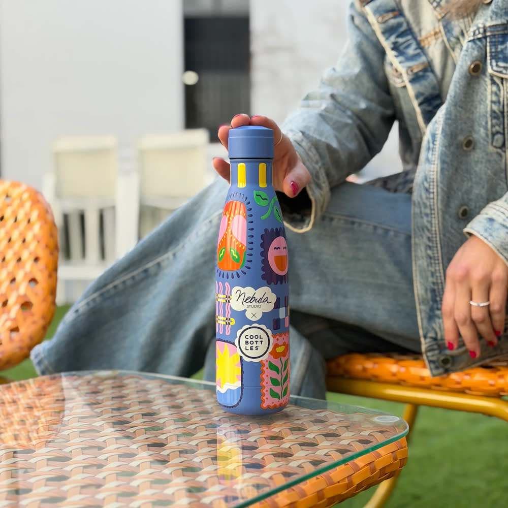 Nerezová termolahev Cool Bottles XClusive! Floral Madness třívrstvá 500 ml - náhled 2