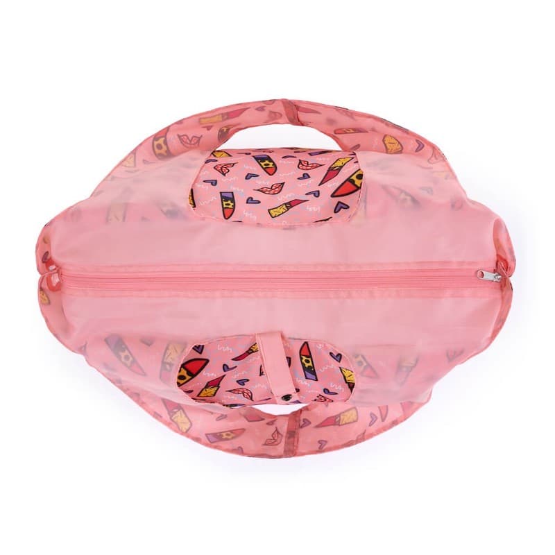 Bagmaster Skládací nákupní taška se zipem Britto Rtěnky - náhled 3