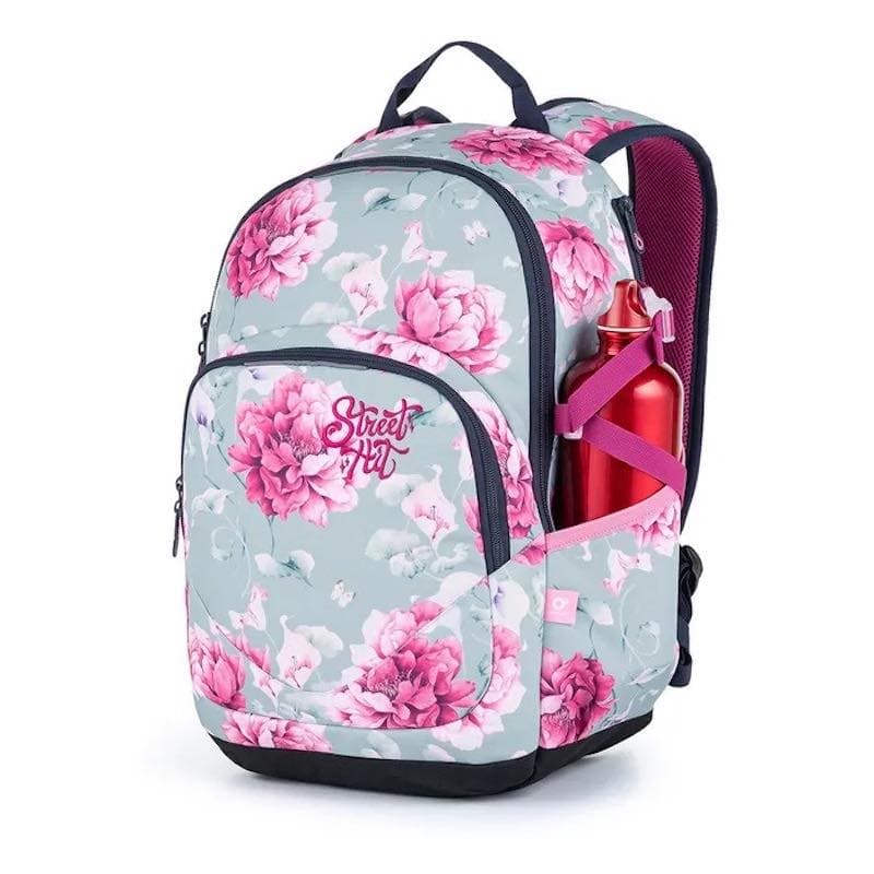 Topgal Studentský batoh s květinami YOKO 21030 G - náhled 3