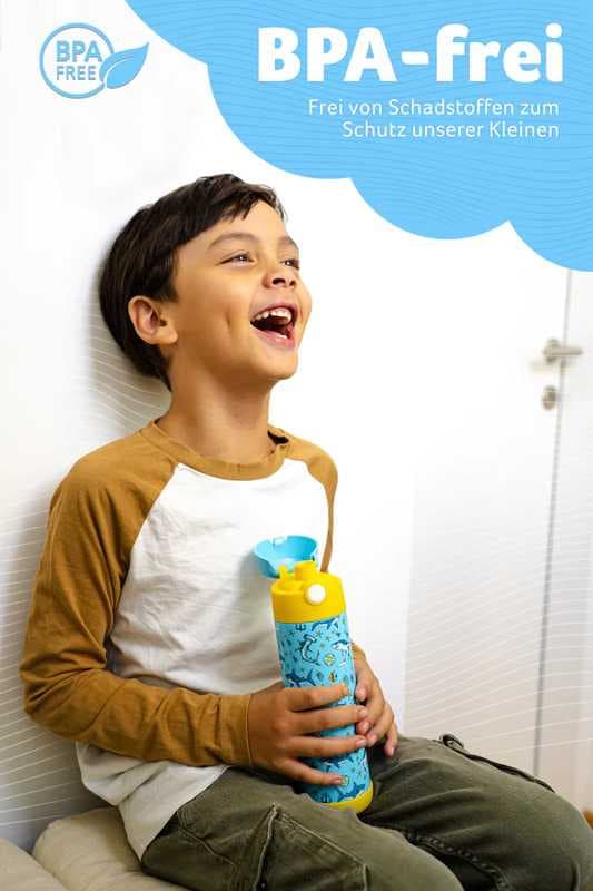 Dětská nerezová termoláhev JARLSON MALI Žraloci 500 ml - náhled 5
