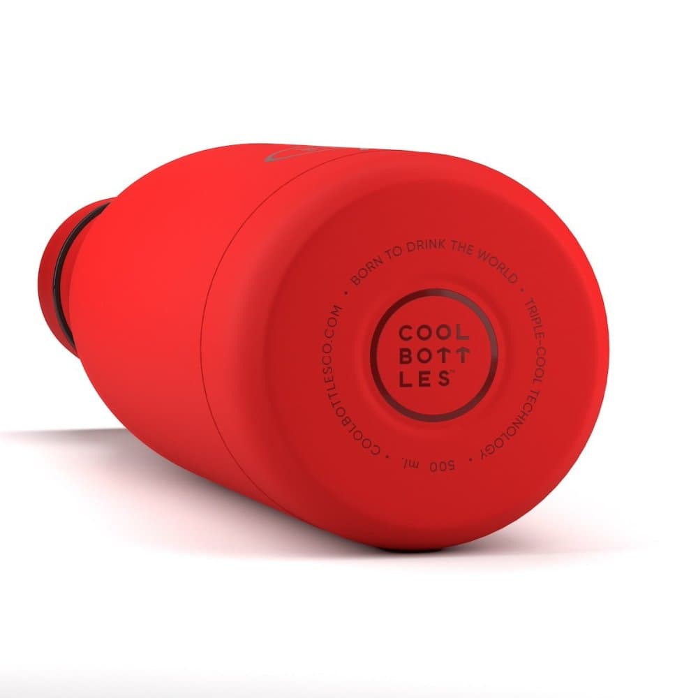 Nerezová termolahev COOL BOTTLES Vivid Red třívrstvá 750 ml - náhled 3