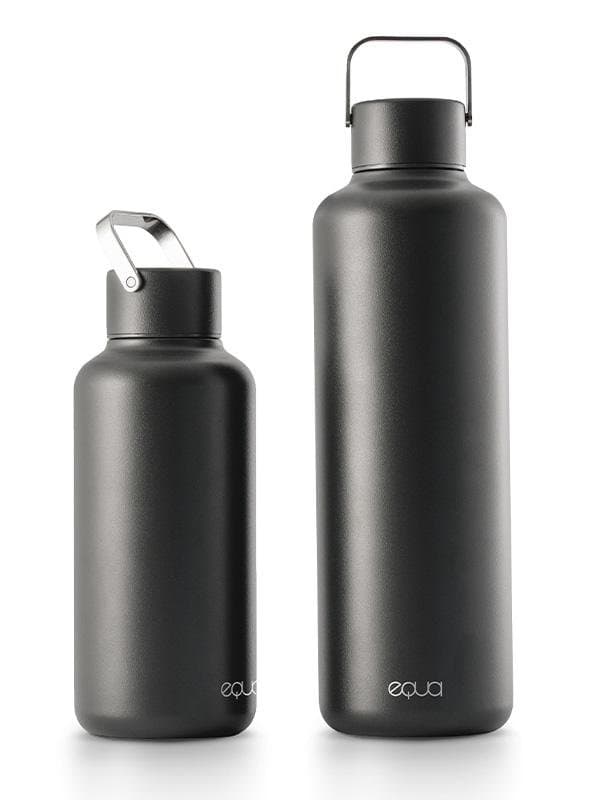 Nerezová láhev na pití Equa Timeless Dark 600 ml - náhled 2