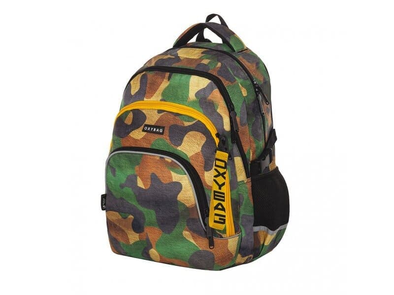 Oxybag Studentský batoh OXY SCOOLER Camo - náhled 4