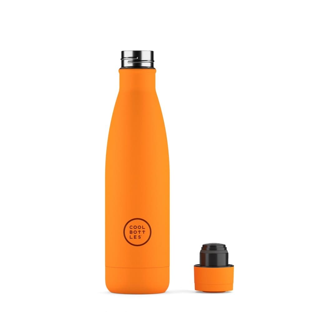 Nerezová termolahev COOL BOTTLES Vivid Orange třívrstvá 500ml NEW - náhled 2
