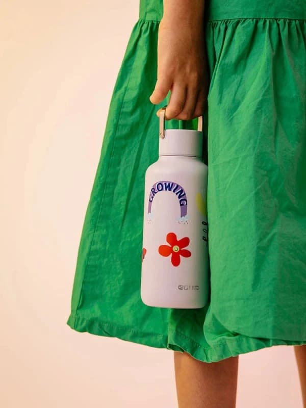 Nerezová láhev na pití Equa Timeless Flower Power 600 ml - náhled 3