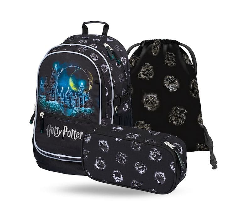 Školní batoh v setu Baagl Core Harry Potter Bradavice - 3 díly