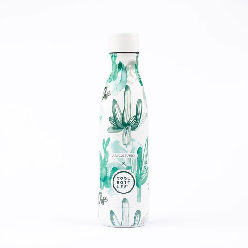 Nerezová termolahev COOL BOTTLES XClusive! Watercolor Cactus třívrstvá 500ml - náhled 2