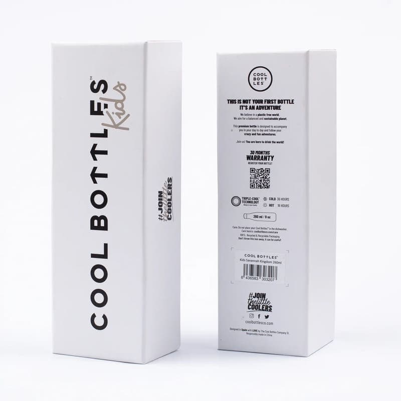 Dětská nerezová termolahev COOL BOTTLES Kids Crazy skulls třívrstvá 260ml - náhled 4