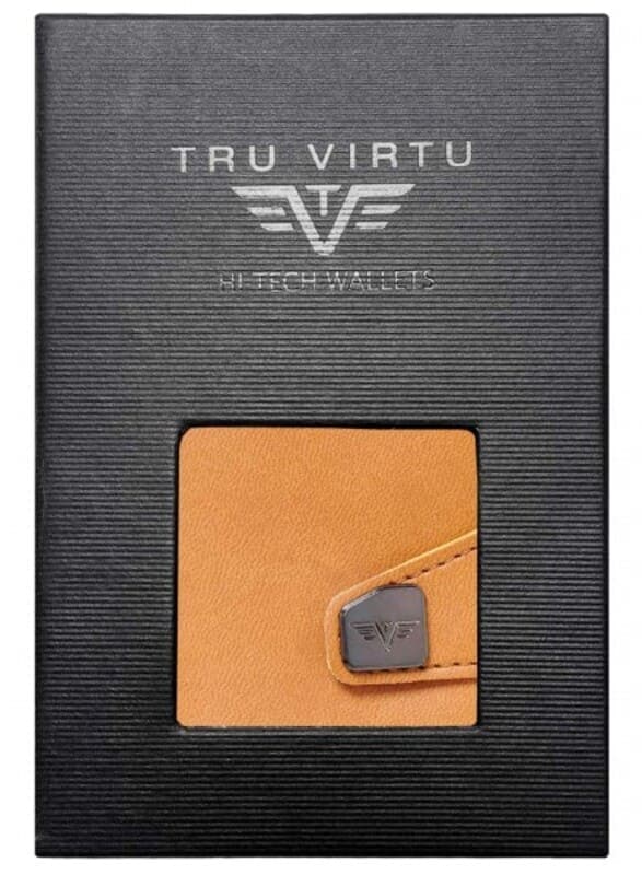 Vegan Bio Apple peněženka TRU VIRTU CLICK & SLIDE - Coral - náhled 5