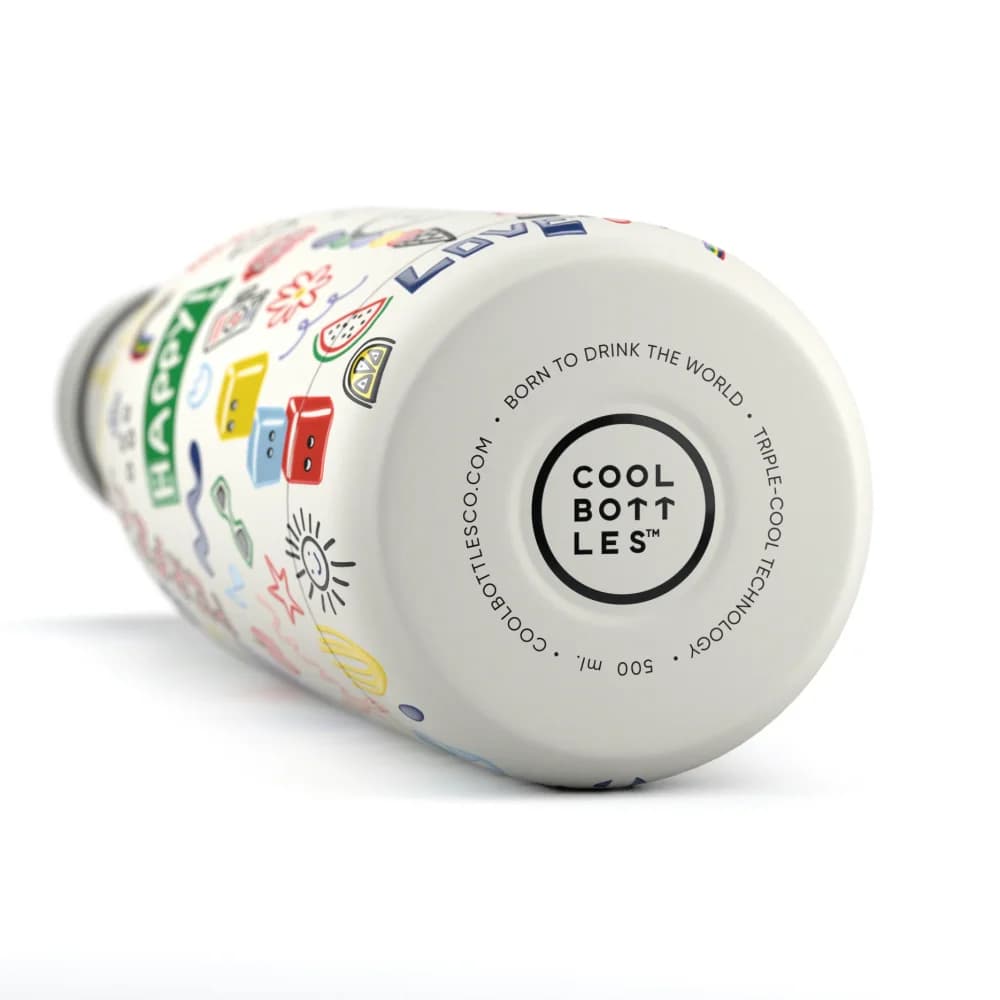 Nerezová termolahev Cool Bottles Xclusive! Good Vibes třívrstvá 500 ml - náhled 4