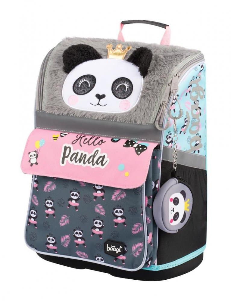 Baagl školní aktovka pro prvňáčky Zippy Panda - náhled 2