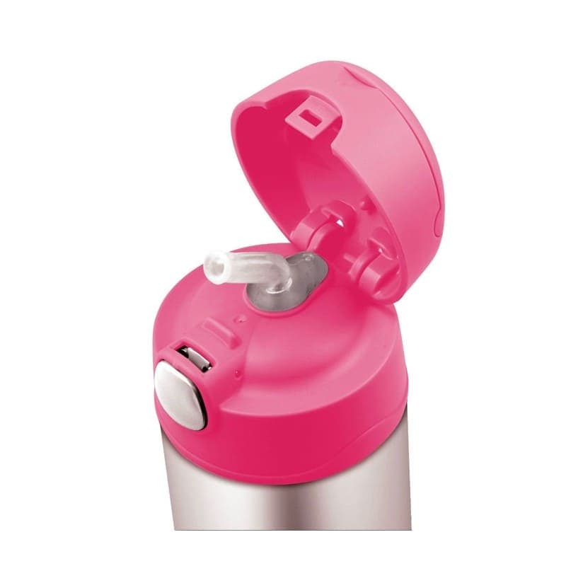 Thermos Funtainer dětská termoska s brčkem 355 ml - květy - náhled 2