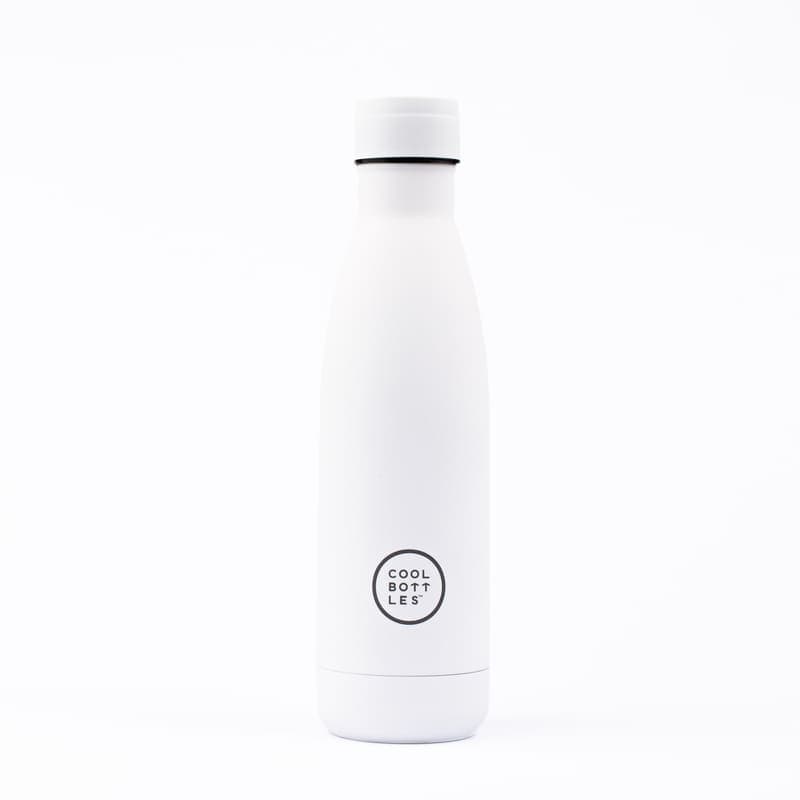 Nerezová termolahev COOL BOTTLES Mono White třívrstvá 500ml NEW - náhled 2