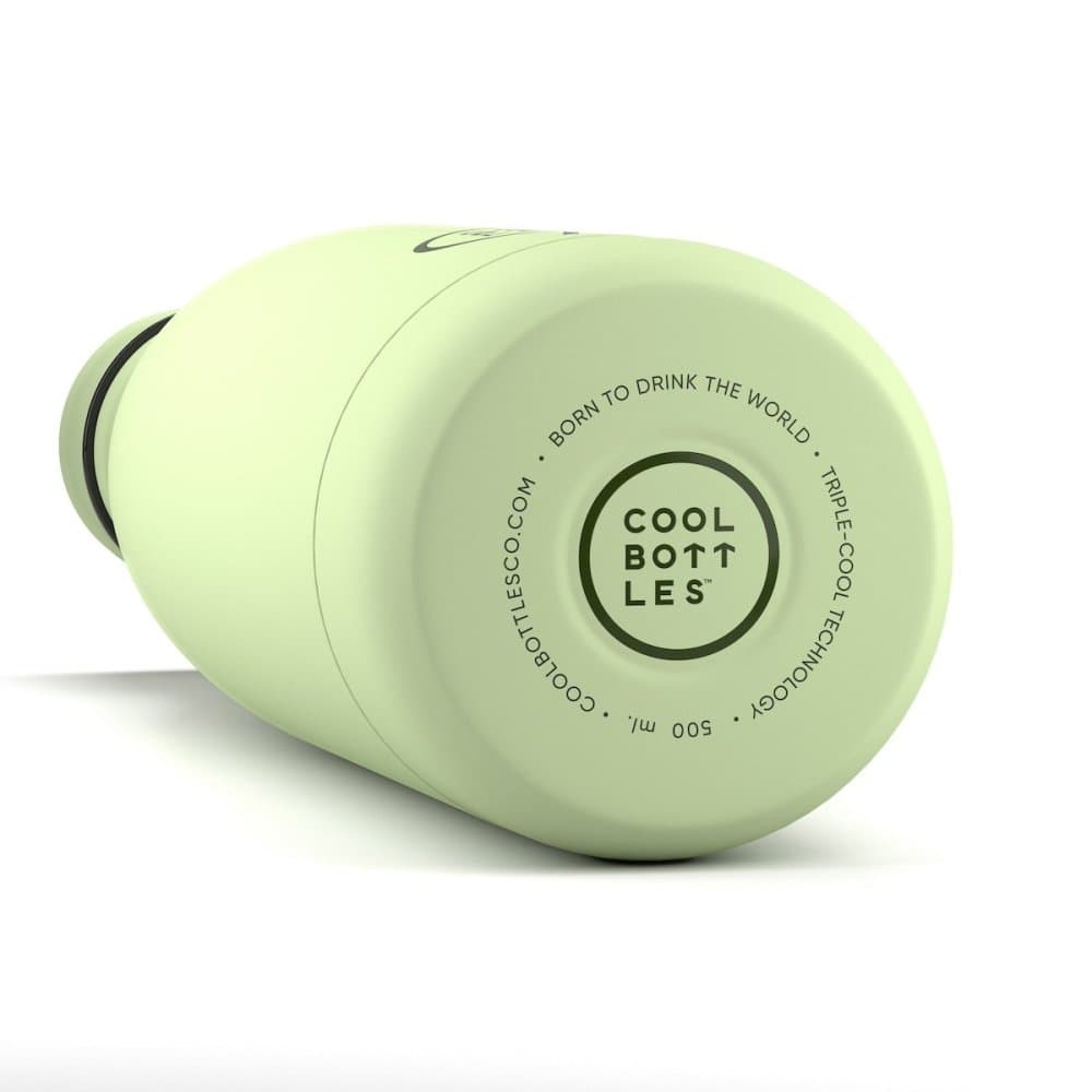 Nerezová termolahev COOL BOTTLES Pastel Green třívrstvá 750 ml - náhled 3
