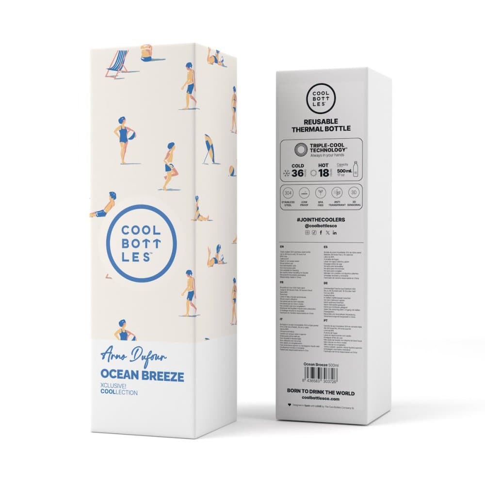 Nerezová termolahev Cool Bottles XClusive! Ocean Breeze třívrstvá 500 ml - náhled 4
