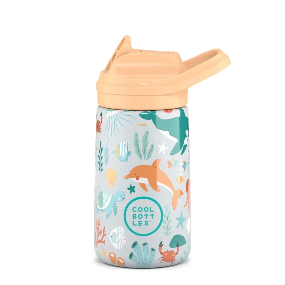 Dětská nerezová termoláhev COOL BOTTLES Kiddie Underwater World 350 ml 3D - náhled 2