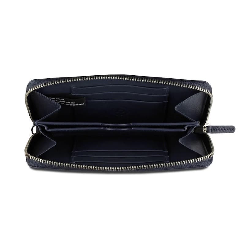 Bugatti Dámská kožená peněženka na zip Lady Top modrá - náhled 3