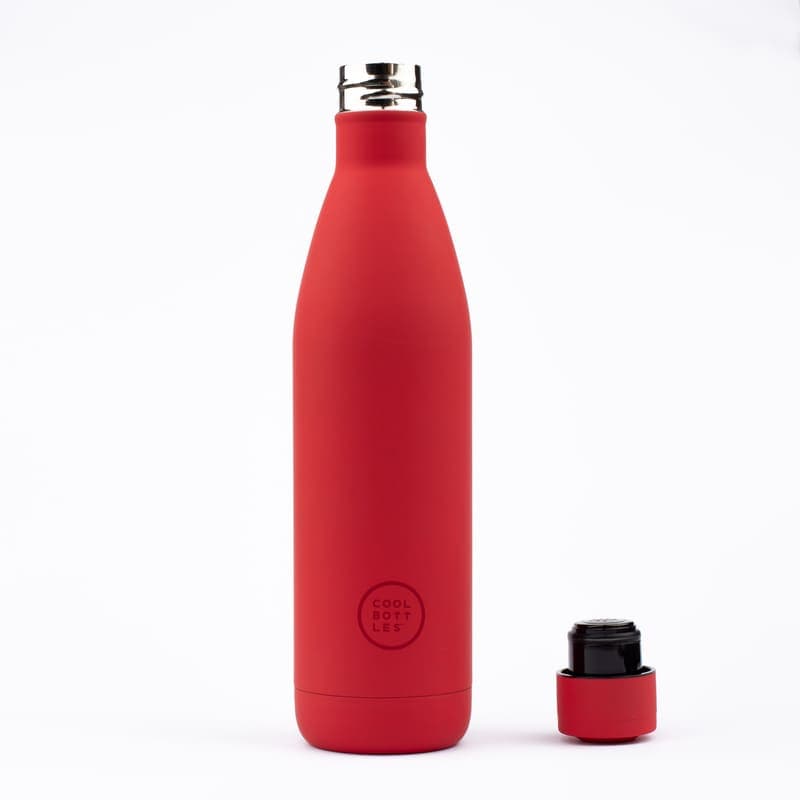 Nerezová termolahev COOL BOTTLES Vivid Red třívrstvá 750ml NEW - náhled 2