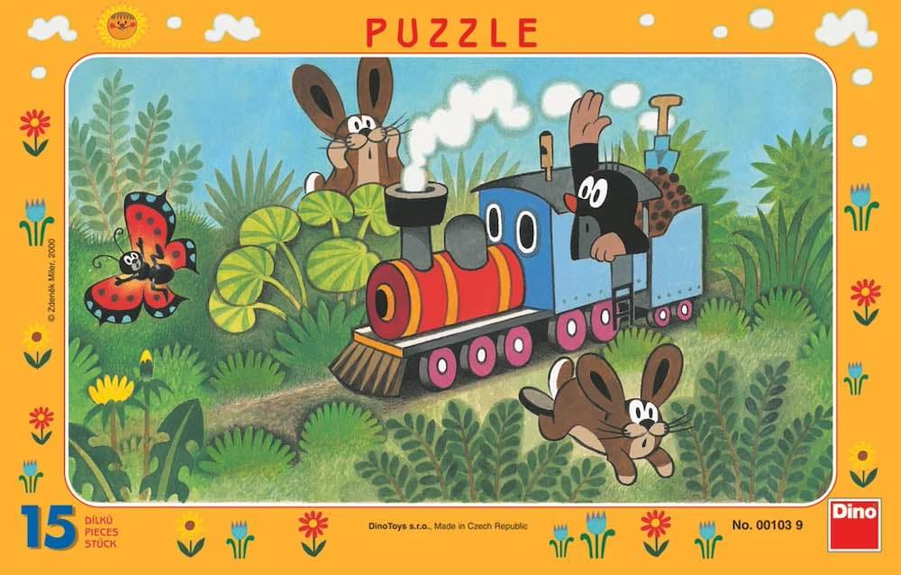Dřevěné puzzle 24 dílků - stavba Viga