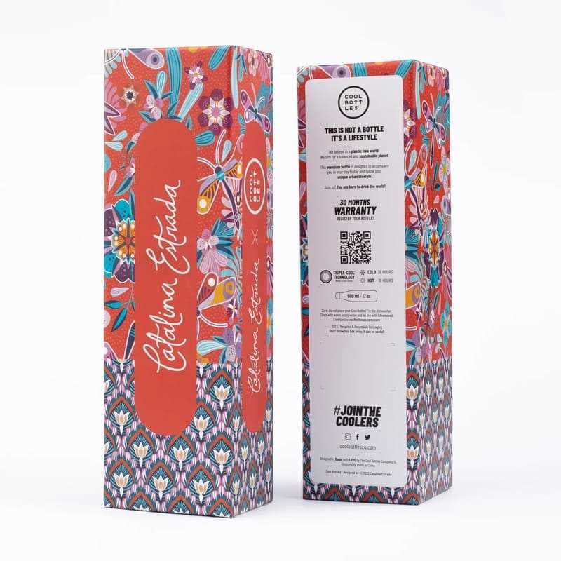 Nerezová termolahev COOL BOTTLES XClusive! Dragonfly Paradise třívrstvá 500ml - náhled 5