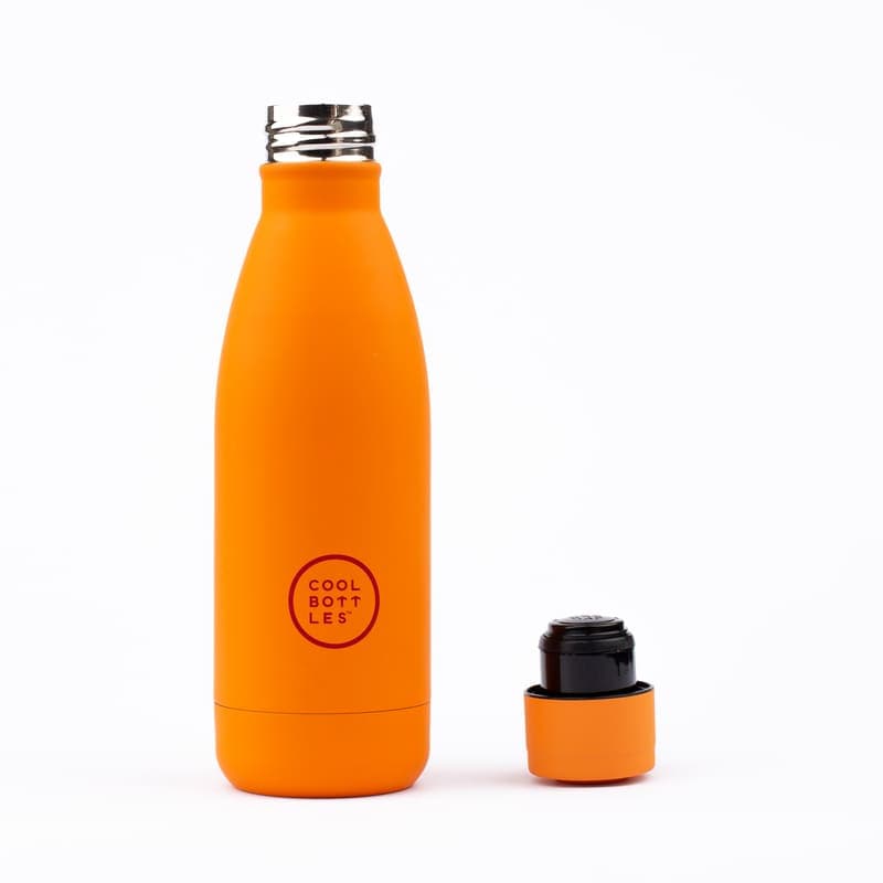 Nerezová termolahev COOL BOTTLES Vivid Orange třívrstvá 350ml NEW - náhled 3