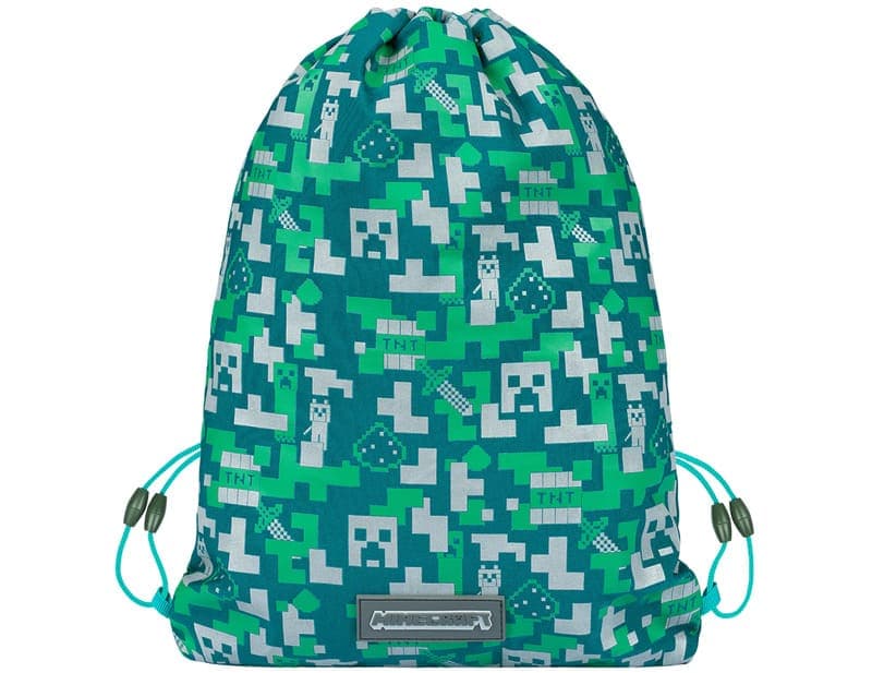 Sáček na obuv Baagl Minecraft Silver Creeper
