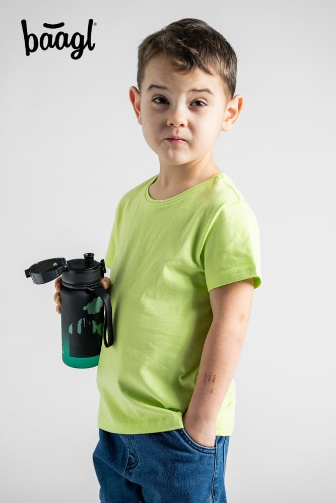 BAAGL Tritanová láhev na pití Gradient Drak 350 ml - náhled 3