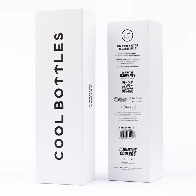 Nerezová termolahev COOL BOTTLES Vivid Quetzal třívrstvá 500ml NEW - náhled 4