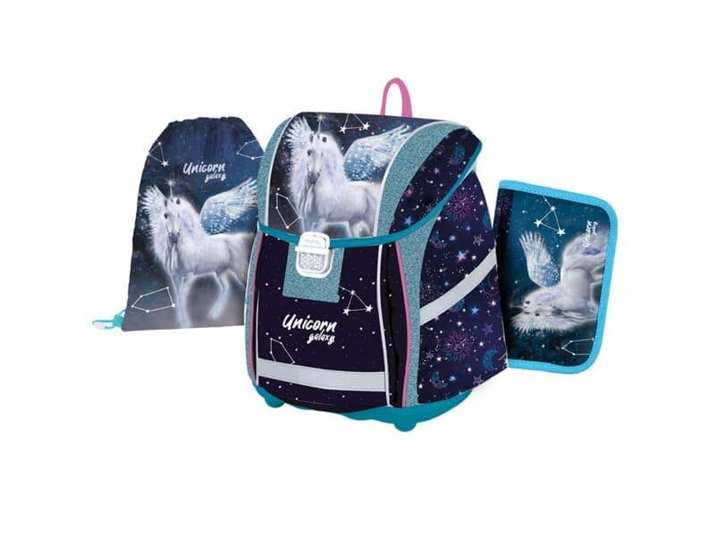 Oxybag Školní aktovka v setu pro prvňáčky PREMIUM LIGHT Pegas - 3 díly