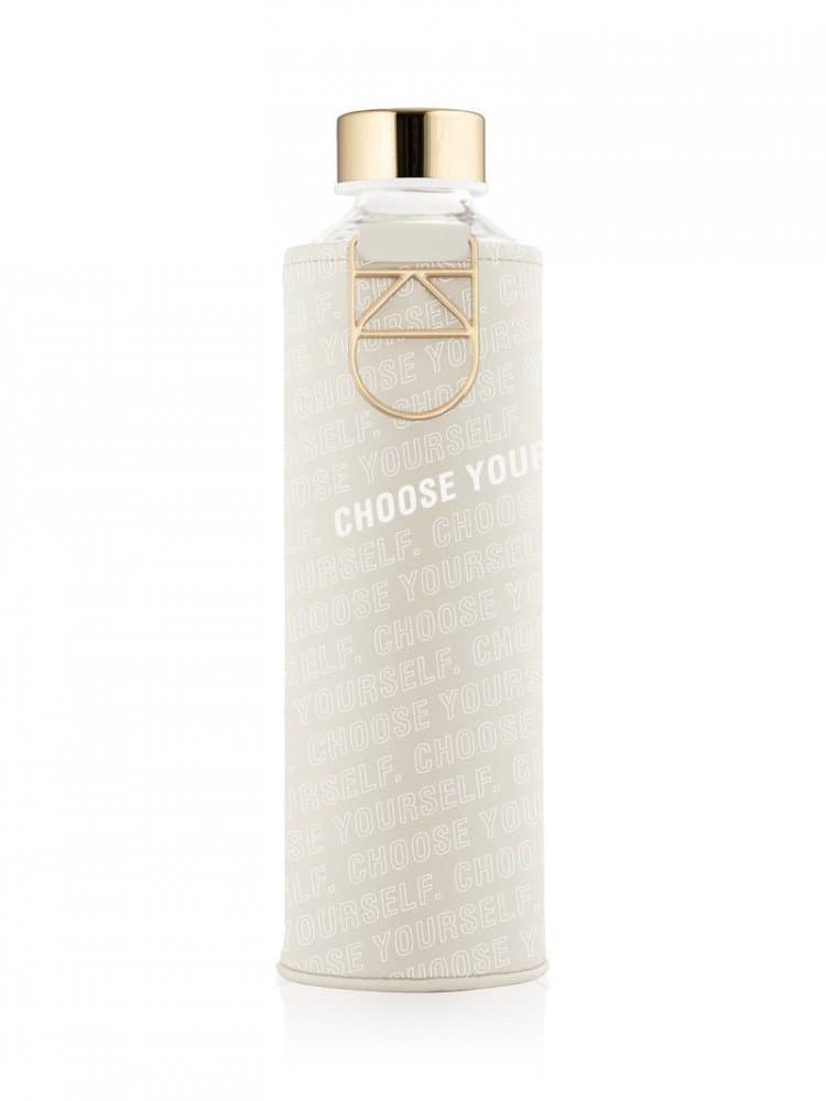 Láhev na pití Equa Mismatch Choose yourself 750 ml s obalem z umělé kůže