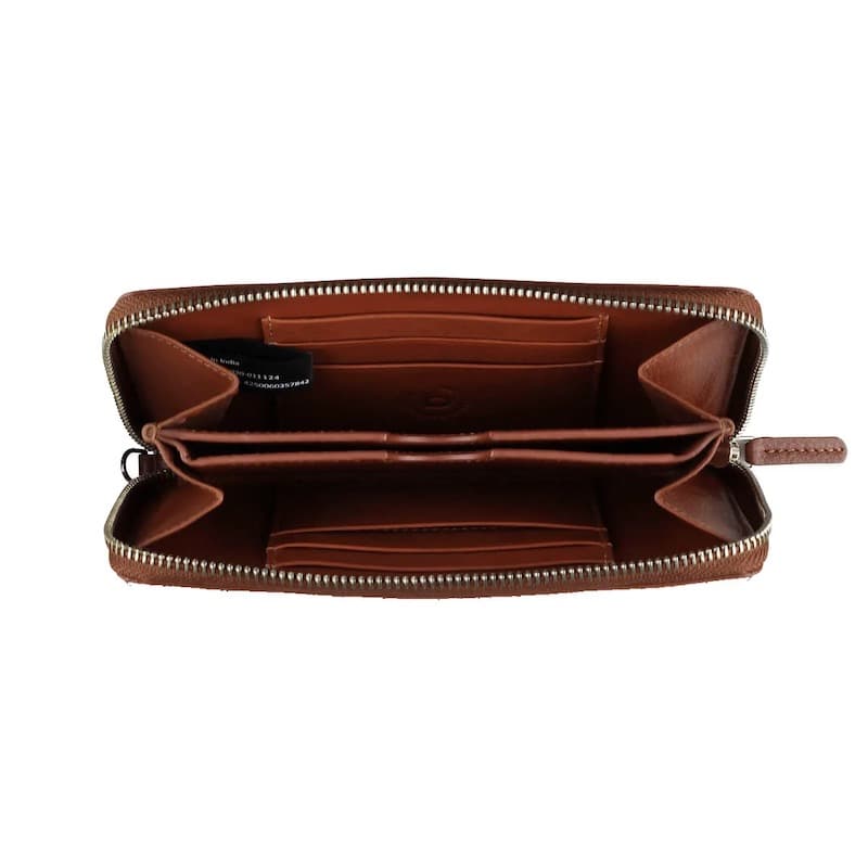 Bugatti Dámská kožená peněženka na zip Lady Top hnědá - náhled 3