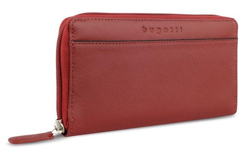 Bugatti Dámská kožená peněženka na zip Banda červená - náhled 2