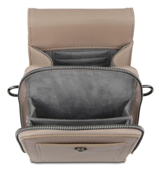 Bugatti Dámská crossbody peněženka Almata béžová - náhled 4