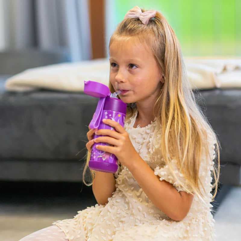 Dětská nerezová termoláhev s brčkem JARLSON CHARLI Víla 350 ml - náhled 4