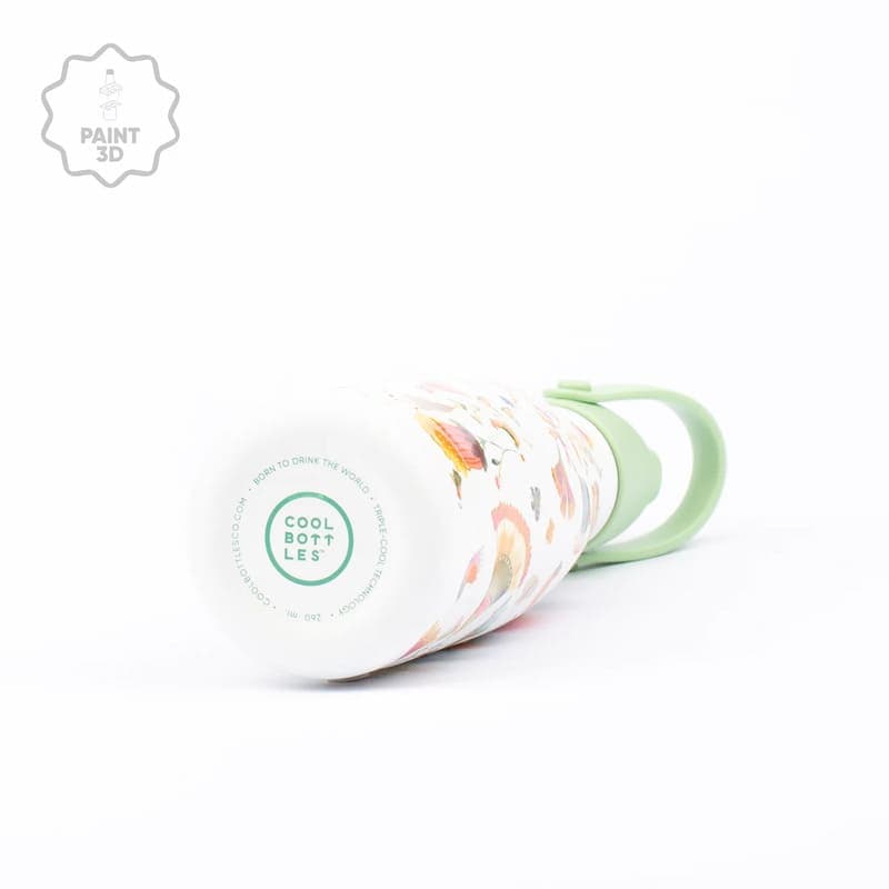 Dětská nerezová termolahev COOL BOTTLES Kids Spring Flowers třívrstvá 260ml NEW - náhled 4