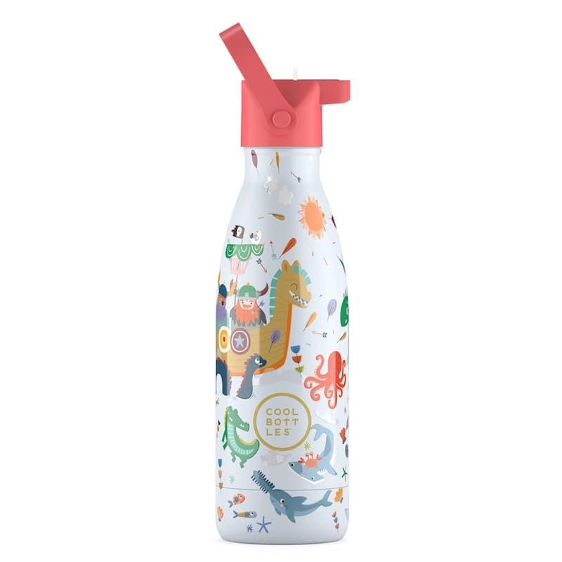 Dětská nerezová termolahev COOL BOTTLES Kids Brave Vikings třívrstvá 350ml NEW
