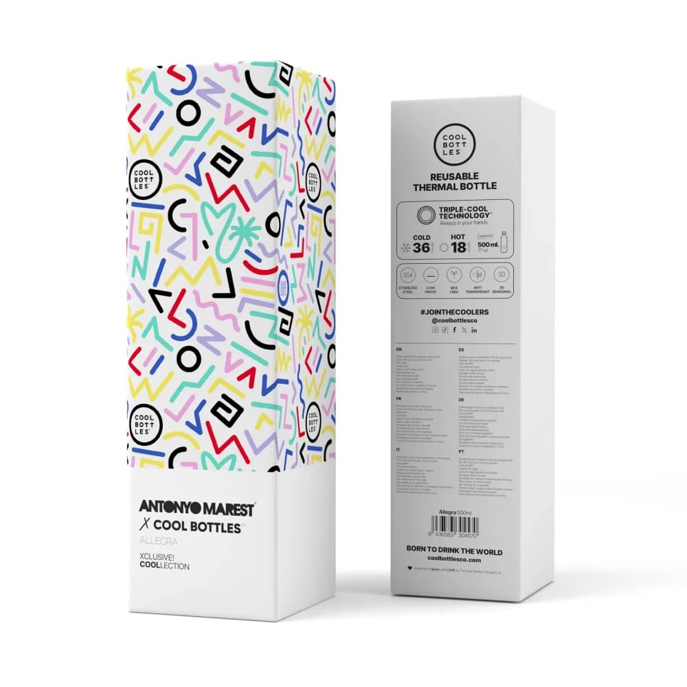 Nerezová termolahev Cool Bottles Xclusive! Allegra třívrstvá 500 ml - náhled 4