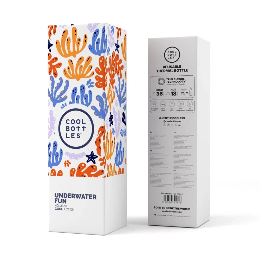 Nerezová termolahev Cool Bottles XClusive! Underwater Fun třívrstvá 500 ml - náhled 4