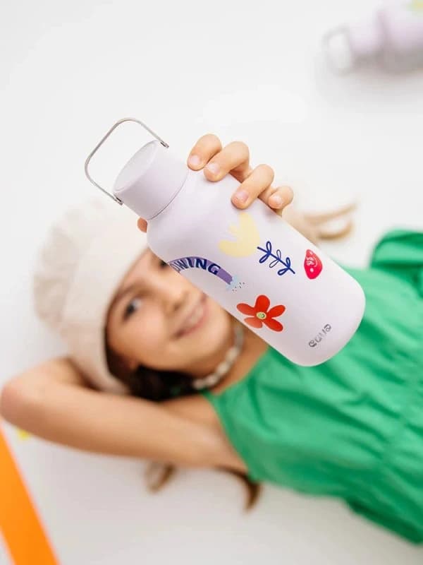 Nerezová láhev na pití Equa Timeless Flower Power 600 ml - náhled 2