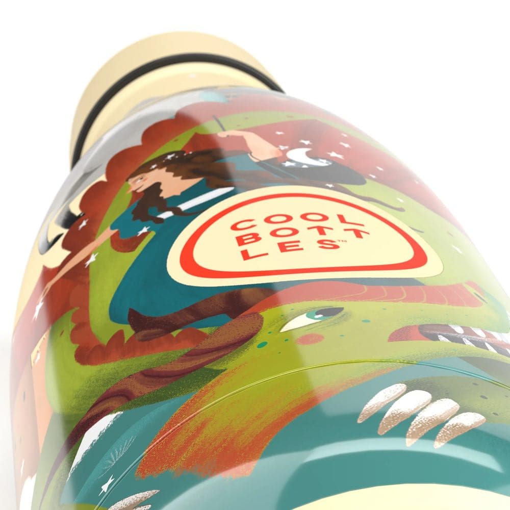 Dětská nerezová termolahev COOL BOTTLES Candy Land třívrstvá 350ml 3D - náhled 3