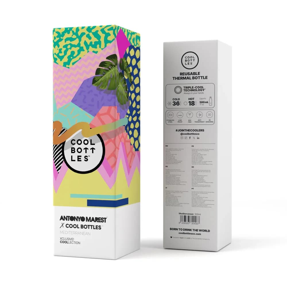 Nerezová termolahev Cool Bottles Xclusive! Mediterranean třívrstvá 500 ml - náhled 4