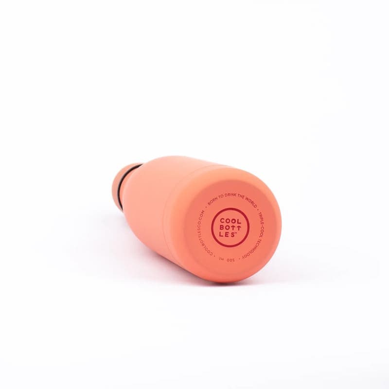 Nerezová termolahev COOL BOTTLES Pastel Coral třívrstvá 350ml NEW - náhled 4