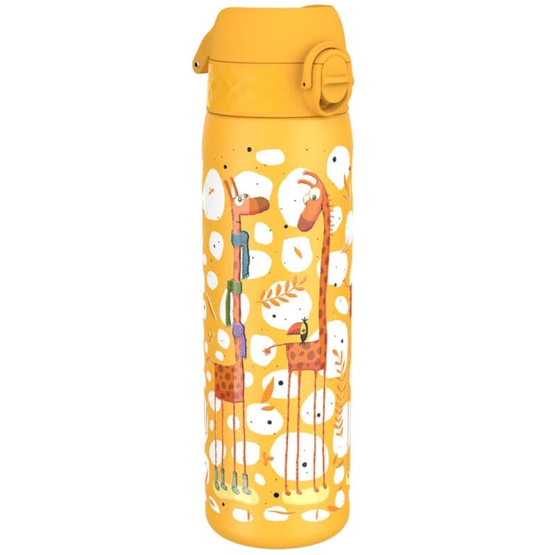 Nerezová láhev na pití ion8 Leak Proof Giraffes 500 ml