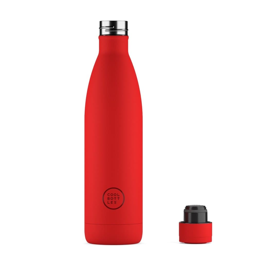 Nerezová termolahev COOL BOTTLES Vivid Red třívrstvá 750 ml - náhled 2