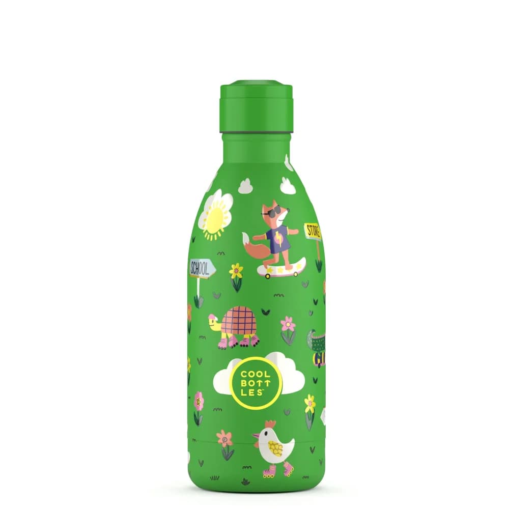 Dětská nerezová termolahev COOL BOTTLES Candy Land třívrstvá 350ml 3D - náhled 2