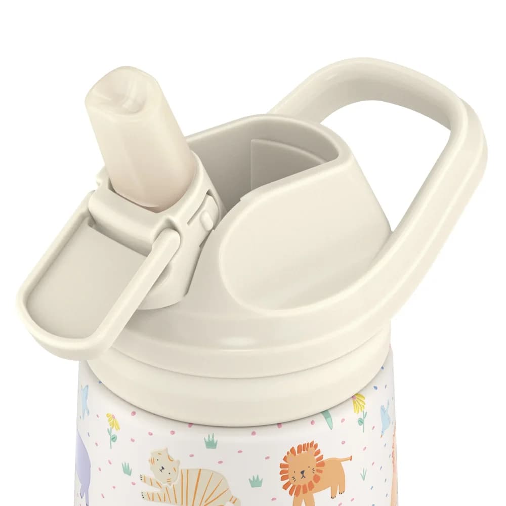 Dětská nerezová termoláhev COOL BOTTLES Kiddie Roar Time 350 ml 3D - náhled 3