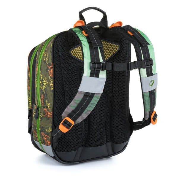 Školní batoh v setu pro prvňáčky BAGMASTER ALFA 21 C GREEN/BLACK - náhled 2